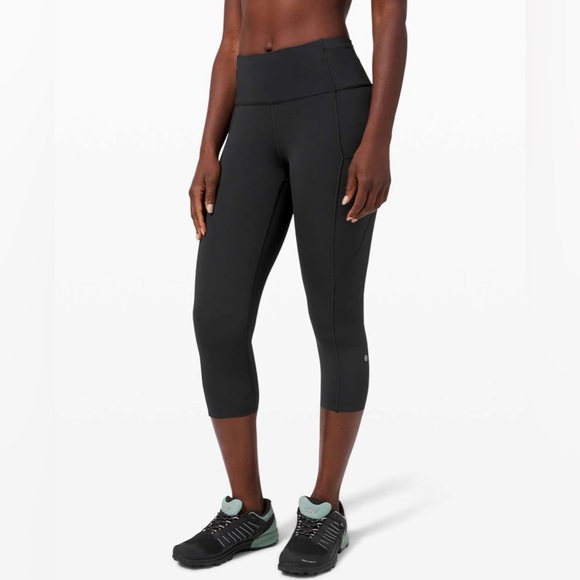 lululemon athletica Pants - Lululemon Fast & Free High Rise Legging 19” Black Size 6